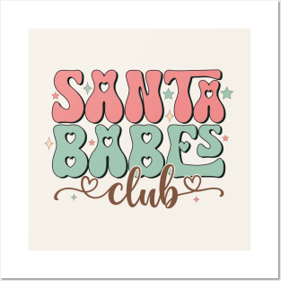 Santa Babes Club Posters and Art